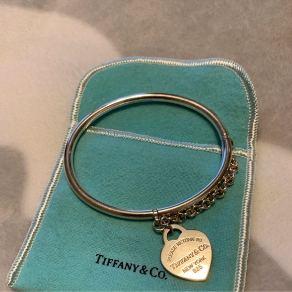Tiffany heart bangle - Picture 2 of 6